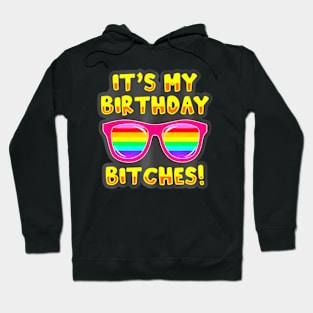 LGBTQIA+ It's My Birthday Bitches Pride  Men Women Hoodie